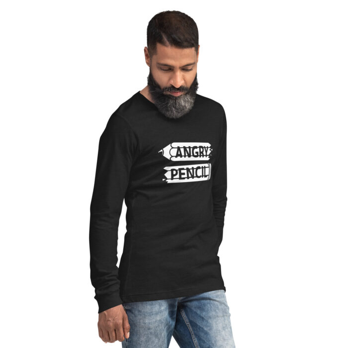 Angry Pencil Unisex Long Sleeve Tee - Image 2
