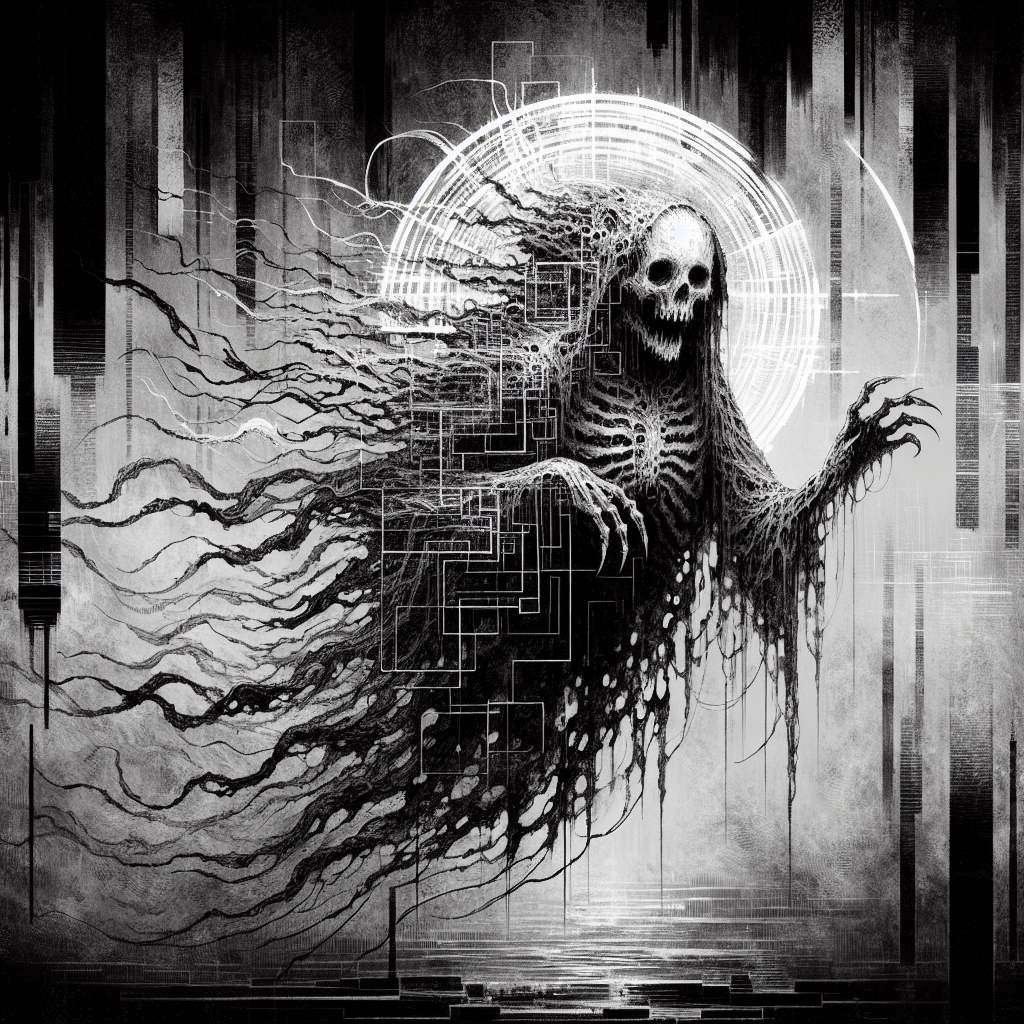 Echoes of the Cursed Code: A Digital Nightmare