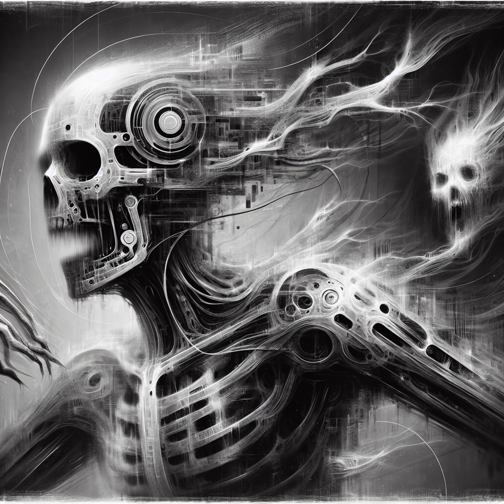 Glitch in the Void: Digital Nightmares Unleashed